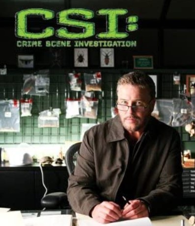 a photo of CSI Supervisor Gil Grissom from the TV series Crice Scene Investigation.